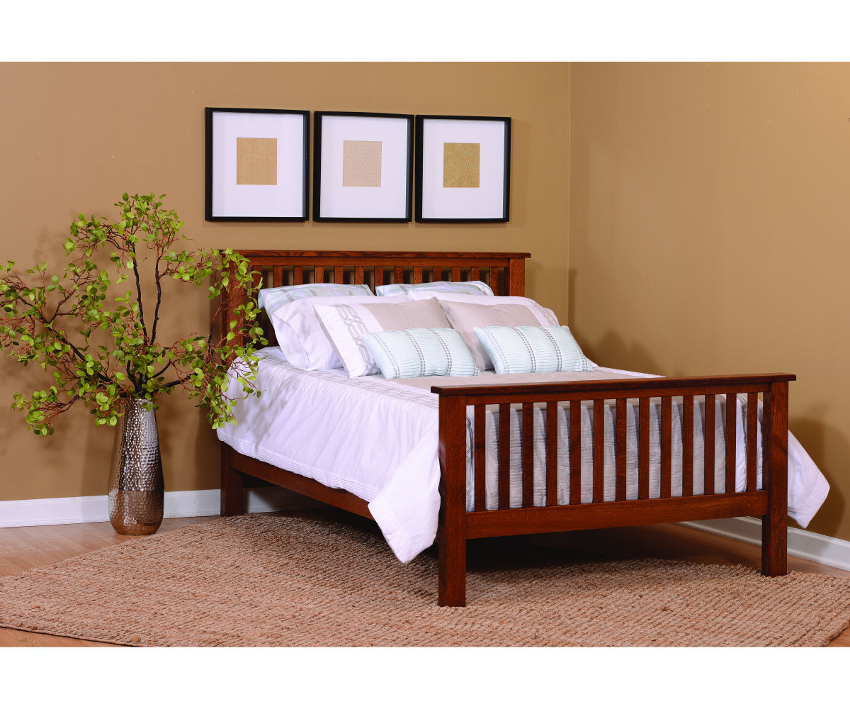 Classic Mission Bed - Coastal Fine Furniture