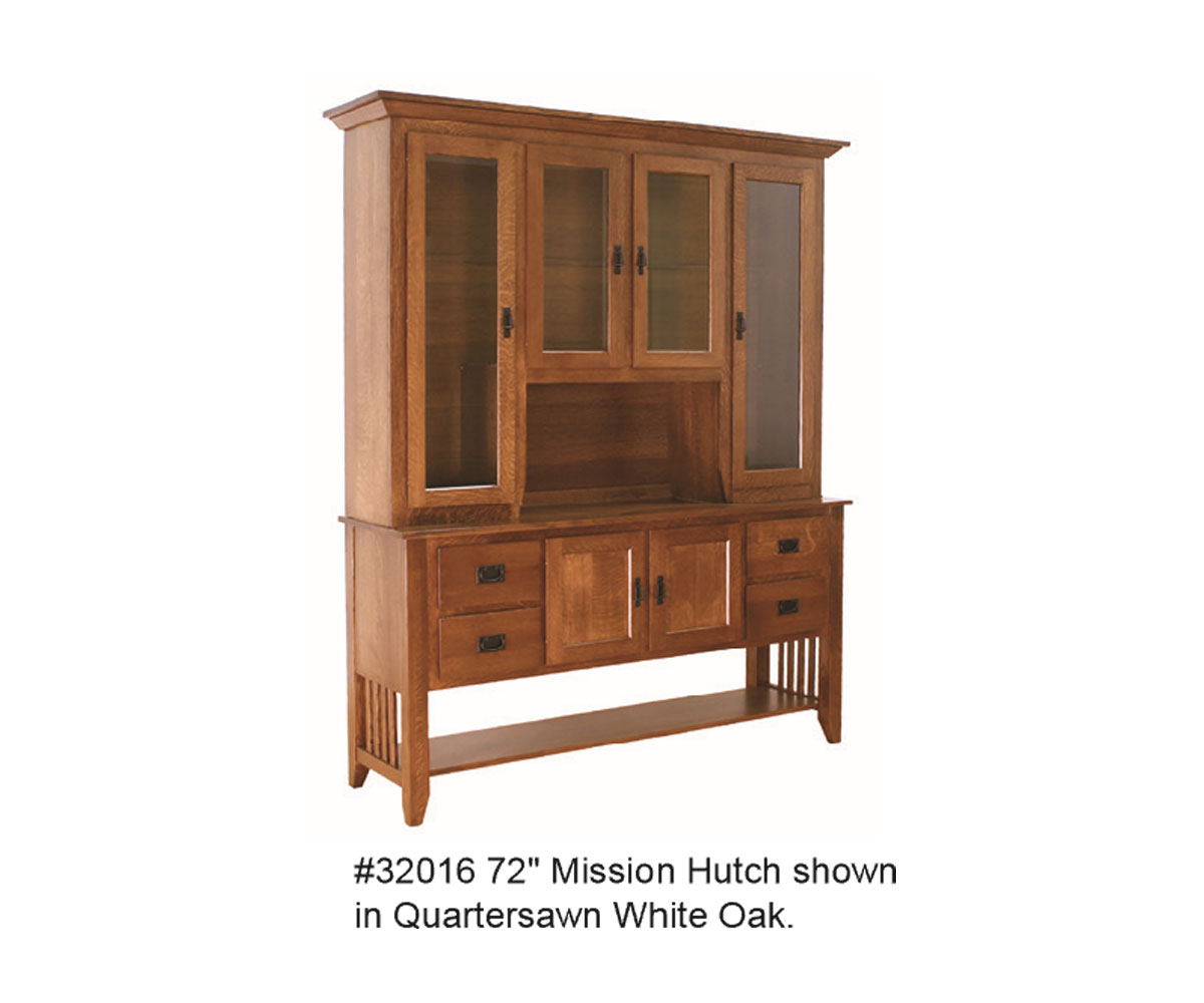 Mission Hutch - Coastal Fine Furniture