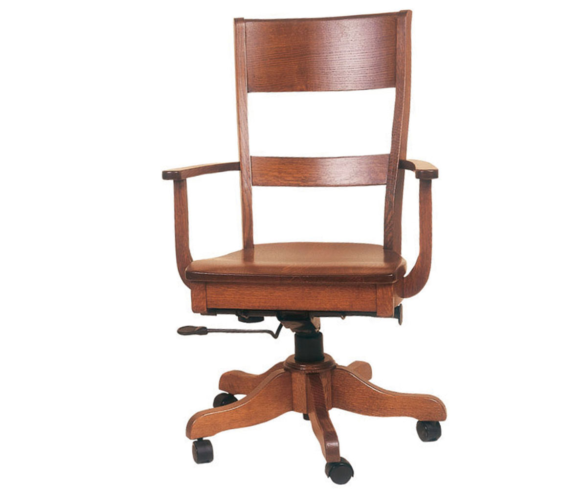 Columbus Gas Lift Desk Chair Coastal Fine Furniture