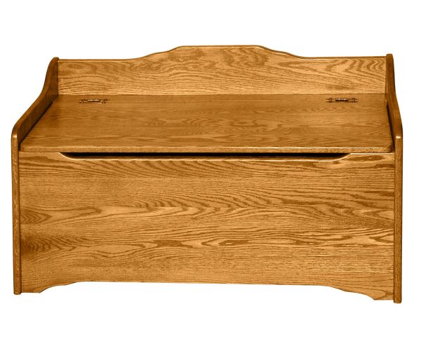Deluxe Oak Toy Box