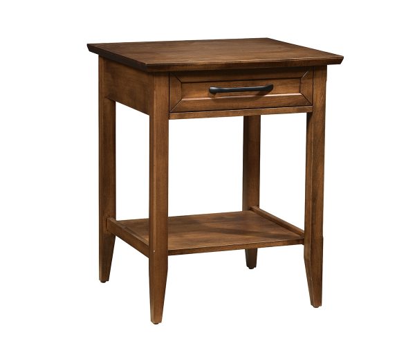 Glenwood Bedside Table with Shelf