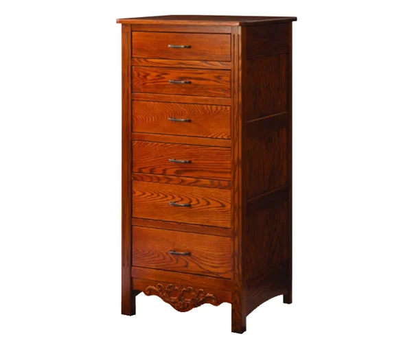 Amish Country Carved Chest